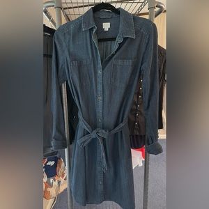 A New Day Long sleeve denim dress size small